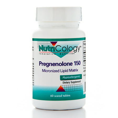 Prégnénolone 150 mg micronisé Lipid Matrix - 60 comprimés marqués par Nutricology