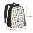 thumbnail image 2 of Balery Colorful Insects Backpack for Men and Women - Durable 600D Oxford Cloth -Large Capacity, Water-Resistant School, Travel, and Hiking Bag, 2 of 7