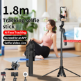 thumbnail image 2 of FANGTUOSI 2025 New gimbal stabilizer anti shake pan tilt selfie stick  intelligent AI follow-up for smartphone bluetooth remote tripod, 2 of 9