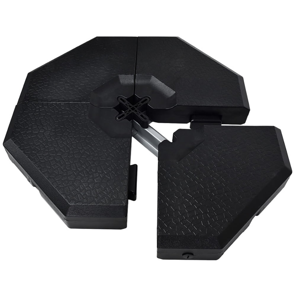 Spaco Umbrella Base, 4 Pieces Patio Cantilever Offset Umbrella Weights Base Plate Set for Outdoor Patio Market Table Umbrella