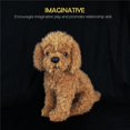 thumbnail image 5 of Perro de peluche realista labradoodle LIUYMXG 30 cm, 5 of 5