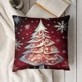 thumbnail image 3 of Christmas Pillow Covers Merry Christmas Decorative Red White Throw Pillow Covers Decoration for Home Couch, 3 of 5