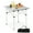 Silver, variant on Gymax Folding Roll-up Camping Table w/Metal Legs Carry Bag for Picnic Hiking BBQ Black