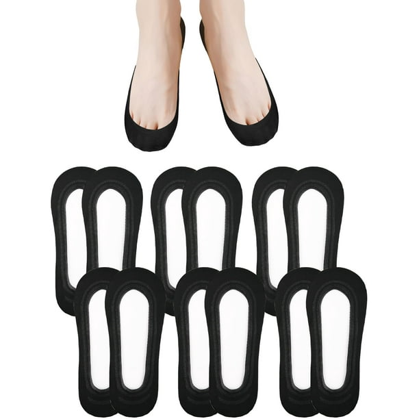 Calcetines No Show AURUZA Ultra Low Cut Liner para mujer, tallas 5-7