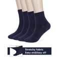 thumbnail image 5 of Athlemo Mens & Womens Ankle Loose Fit Diabetic Socks, Soft, Seamless Toe, Wide Stretchy, Non-Binding Top, 12 Pairs, 5 of 7