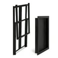 thumbnail image 5 of Kate and Laurel Lockridge Foldable Modern Side C-Table, 18.5" x 12" x 26.75", Black, 5 of 7