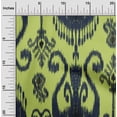 thumbnail image 1 of oneOone Silk Tabby Fabric Ethnic Ikat Print Fabric BTY 42 Inch Wide, 1 of 4