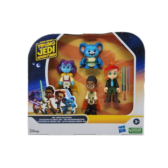 Star Wars Collectible Child Action Figures Sets, Plastic Multicolor, 4 pack