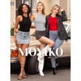 thumbnail image 3 of MOYIKO Tank Top for Women Sleeveless Bodysuits for Women Crewneck Summer Fitted Tight Tops, 3 of 9