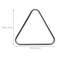 thumbnail image 3 of Retro Style Billiard Rack,Mini Billiard Rack Triangle Billiard Rack Table Pool Balls Rack Triangle Billiard Frame, 3 of 7