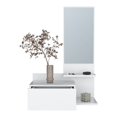 thumbnail image 4 of Pemberly Row Contemporary Floating Hallway Cabinet Engineered Wood White, 4 of 5
