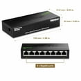 thumbnail image 3 of TRENDnet TEG-S80g  8-Port Gigabit GREENnet Mini Switch, 3 of 8