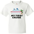 thumbnail image 3 of Inktastic My First Cruise with Cruise Ship and Palm Trees Youth T-Shirt, 3 of 5