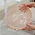 thumbnail image 3 of 2PCS Microwave Plate Cover with Steam Vents Anti-Splatter Lid with Handle for Food Reheating 8.66*4.33in, 3 of 6