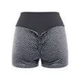 thumbnail image 5 of Shorts for Women Summer Ladies New Honeycomb Peach Tight Waist High Movement Yoga Casual Beach Shorts S-2XL, 5 of 8