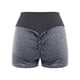 thumbnail image 3 of Gibobby Shorts Yoga Pantalones cortos de Yoga con movimiento de cadera y cintura ajustada a la cadera de melocotón de tela de panal de verano para mujer(Gris, XL), 3 of 5