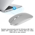 thumbnail image 1 of Pour la souris sans fil Bluetooth 2.4g à double mode pour Windows 98 / ME / 2000 / XP / Vista / Win 7 / Win8, 1 of 7