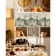 thumbnail image 3 of Fall Valances for Windows, Thanksgiving Pumpkin Cabbage Leaves Linen Rod Pocket Short Window Valance Curtains Holiday Window Treatment for Kitchen Living Room Bathroom, 60"x18", 3 of 6