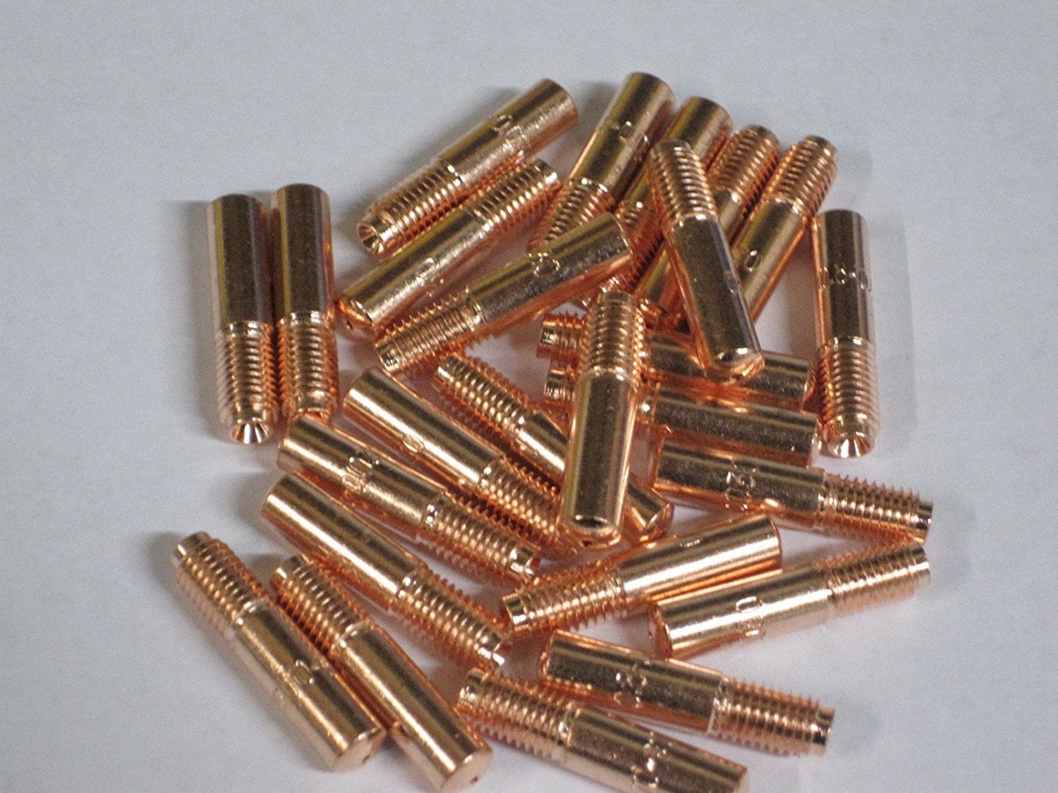 Replaces Miller 000067 20 0.030 Miller style MIG contact tips compatible for use with all M-Series MIG guns 