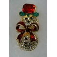 thumbnail image 3 of Snowman Rhinestone Christmas Pins & Brooches, 3 of 9
