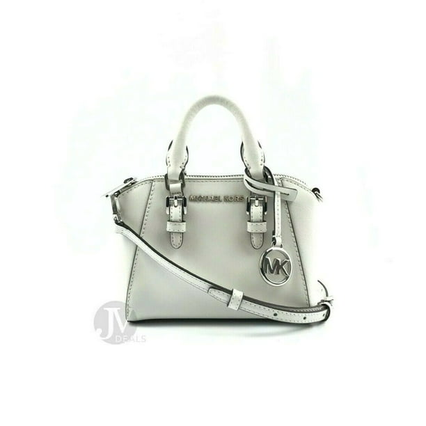 Michael Kors Giftables Ciara Extra Small Mini Crossbody Bag Satchel Handbag (Optic White ...