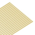thumbnail image 1 of 20-Pack Brass Rod, 0.7mmx300mm H65 Solid Round Rods for Knife Handle Pins Material Making Supplies/Shaft Crafts/Model DIY, Lathe Rivet Dowel Stock Tube, 1 of 5