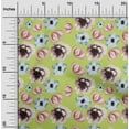 thumbnail image 1 of oneOone Cotton Poplin Lime Fabric Flower Watercolor Craft Projects Decor Fabric Printed By The Yard 56 Inch Wide, 1 of 4