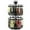 White, variant on walmart clearance2024,Christmas 2024!1 Pack - Storage Containers,Revolving Spices Rack Organizer For Kitchen 12 Jar Glass Spinning Seasoning O