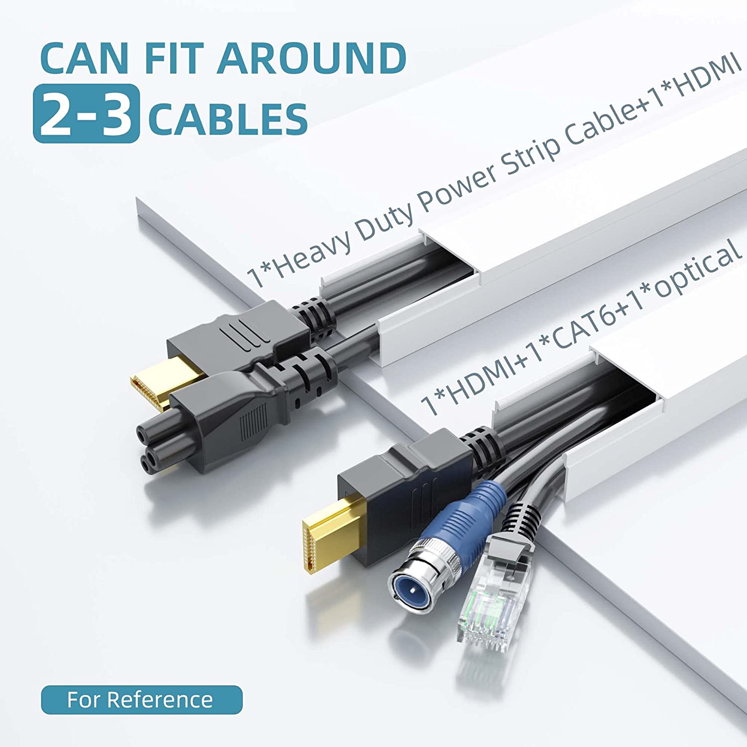 LazySpin Cord Hider Wall Cable Cover 157 Inches photo 3