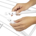 thumbnail image 5 of Whitmor 3-Tier Folding Metal Drying Rack, White, 5 of 9