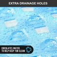 thumbnail image 5 of Bath Tub Mat Shower Mat Bathtub Mats Non-Slip 16 x 35 in Rubber Extra Long Bath Mat, Suction Cups, Drain Holes, Machine Washable Bathroom Mat,Clean Blue, 5 of 8
