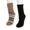 thumbnail image 4 of MUK LUKS Women's Tall Slouch Cabin Socks, 2-Pack, OSFM, 4 of 5