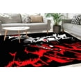 thumbnail image 4 of Stair Rug, Black Rugs, Gift For Him Rug, Modern Rugs, Machine Washable Rug, Hallway Rugs, Manga Rugs, Anime Rug, Rug, Kitchen Rugs, Red Rug, 3.3'x6.5' - 100x200 cm, 4 of 4