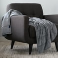 thumbnail image 3 of Reversible Weighted Anti-Anxiety Blanket - Grey/Grey - 20lb, 3 of 6