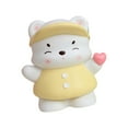 thumbnail image 1 of Hucha para niños, estatuilla de oso, artesanías decorativas coleccionables de escritorio, decoración delicada para el hogar, hucha, tarro de regalo de con corazón, 1 of 8