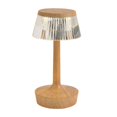 thumbnail image 2 of Lámpara de mesa de cristal linda Luz de escritorio de control táctil Luz de Madera Zulema lámpara de escritorio de acrílico, 2 of 8