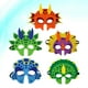 thumbnail image 3 of KAKOWELY 5 máscaras de dinosaurio de fieltro divertidas para cosplay para fiestas infantiles (estilo aleatorio), 3 of 4