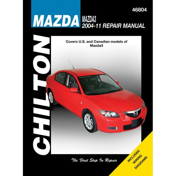 Mazda (2004-11) for of Mazda3 (exc. FWD & turbocharged models) Chilton Repair Manual (USA) ^