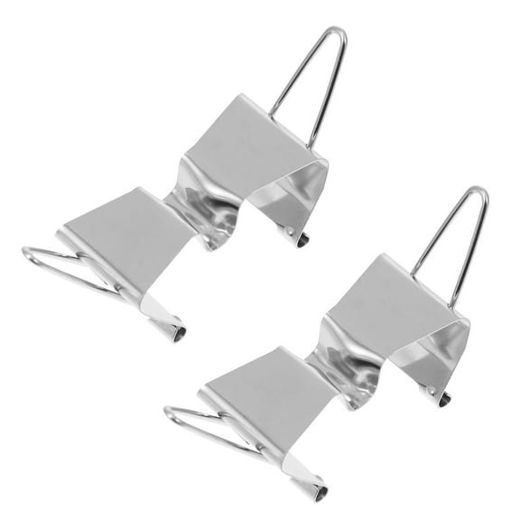 HONMEET Stainless Steel Frame Holder Wet Canvas Clamps for Art Supplies, 2 Pieces Painting Tools