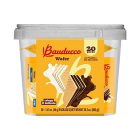 Bauducco Wafer Tub, 20 count.pack of 2