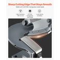thumbnail image 3 of VEVOR Sheet Metal Shear, Manual Hand Shear, Throatless Benchtop Sheet Cutter for Multiple Purpose, with Solid Steel Frame, Mounting Type, Max Cutting Thickness 0.07 in for Steel Copper Rebar Aluminum, 3 of 9