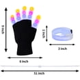 thumbnail image 2 of JoieDomi LED Light Up Gloves, Shoe Laces, Bracelet, 3 Multicolor Modes, 2 of 7