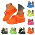 thumbnail image 5 of AUDeals Women’s Tall Waterproof Rain Boots Slip Resistant Muck Boots Knee High Work Boots Outdoor Gardening Fishing Shoes (Orange, 10), 5 of 8