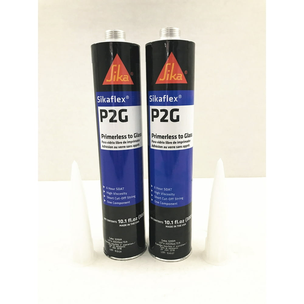 2 X Windshield Urethane Adhesive Primerless Auto Glass Sealant Sikaflex