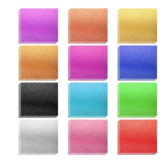 240 Sheets 12 Colors Gold Sheets Gold Foil Imitation Gold Paper Gold Foil Sheets for Painting Nails