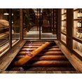 thumbnail image 1 of Cigar Area Rug, Cigar Rug, Cigars Rug, Humidor Cigar Box Rug, Cigar Box Area Rug, Liquor Store Rug, Cigar Shop Rug RS1651.2 4x6 ft = 120x180 cm, 1 of 8