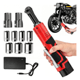 thumbnail image 4 of Llave De Impacto Inalámbrica Pistola Eléctrica 3/8 Malubero, Roja, 4 of 5