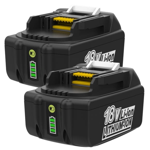 ANTRobut 2Pack 6.0Ah Replacement for Makita 18V Batteries BL1860 BL1850 BL1830 BL1840 BL1815 Compatible with LXT Makita Cordless Power Tool