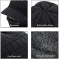 thumbnail image 4 of Sinhoon Winter Knitted Balaclava Beanie Hat Warm Cycling Ski Mask Universal Size, 4 of 13