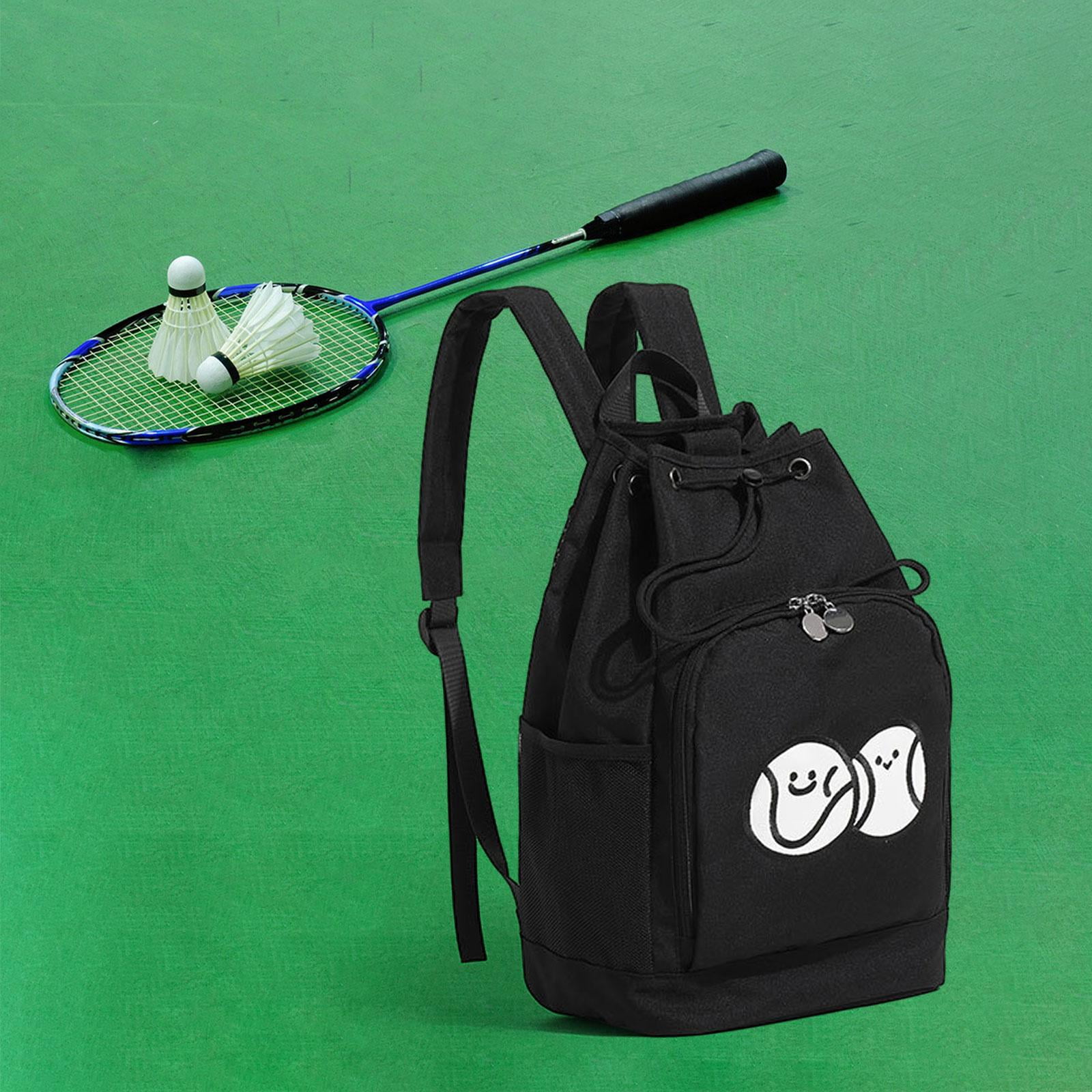 Baoblaze Pickleball Backpack Multifunctional Portable Travel Pouch Tennis Rackets Bag Black